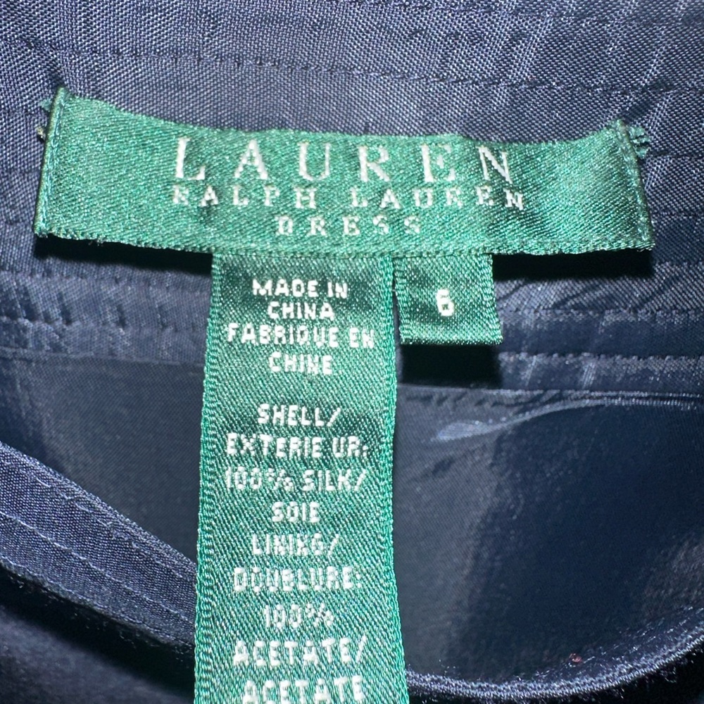 Ralph Lauren size 6 navy dress